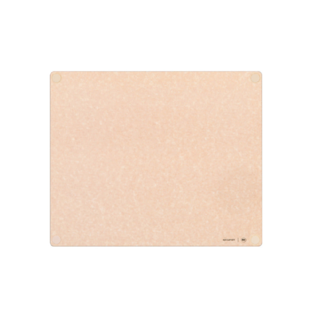 Epicurean 622-23190118 Epicurean HACCP Non-Slip Cutting Board 23" X 19" X 3/8" In Natural With Tan Cooked Meat Feet