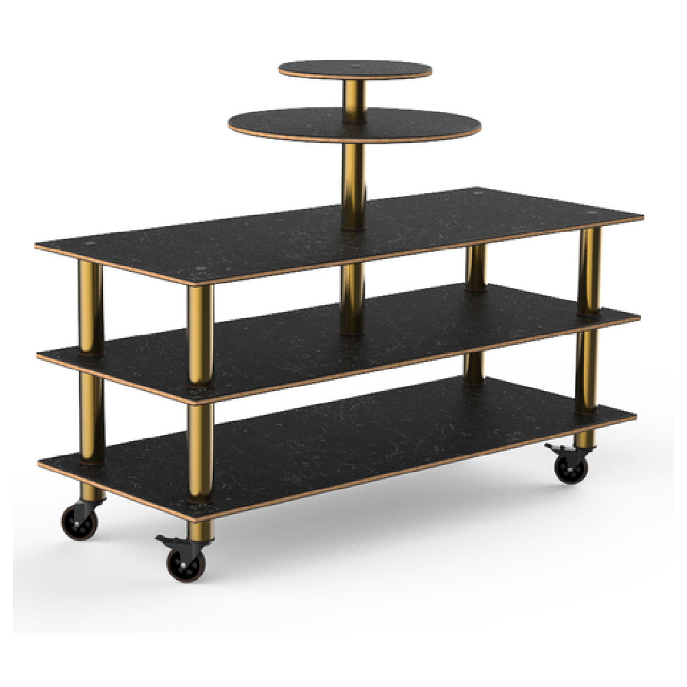 Steelite MGCMLB12MBXW Mogogo Buffet Solutions Modular Multi-Purpose Display 3-tier