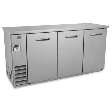 Kelvinator KCHBB72SS (738307) Back Bar Cooler 72"W Self-contained Side Mounted Refrigeration