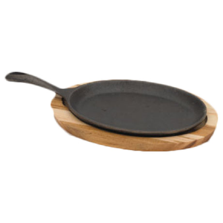 Royal Industries ROY CI 1717 Fajita Griddle 7" X 10" Oval