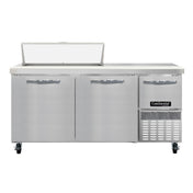 Continental Refrigerator RA68SN10 Refrigerated Base Shallow Depth Sandwich Unit