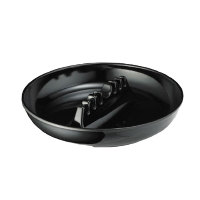 Tablecraft 341B-1 Ashtray 7" X 1-1/2" Black Phenolic