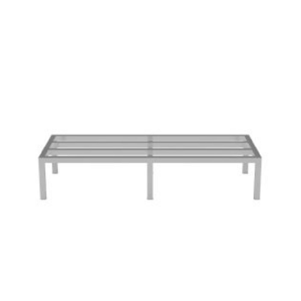 Atosa USA, Inc. SDA203612 - Dunnage Racks, 36"W X 20"D X 12"H, Heavy-duty Welded Aluminum Construction