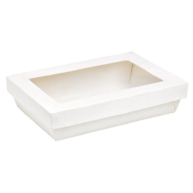 PacknWood 210KARECWH2215 - Kray Take Out Box, 50 Oz., 8.9"W X 6.1"D X 2"H