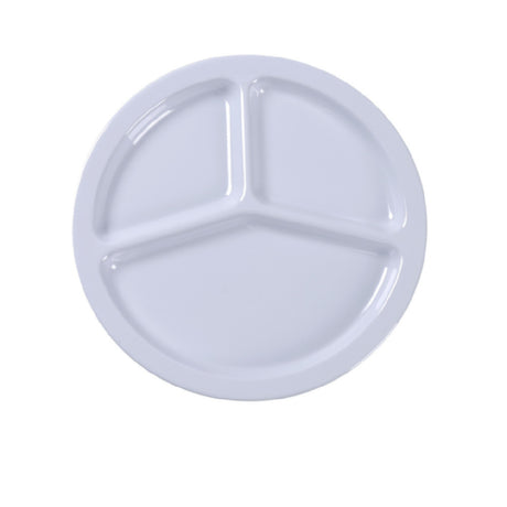 Yanco NS-702W Nessico Compartment Plate 10" Dia. 3-compartments