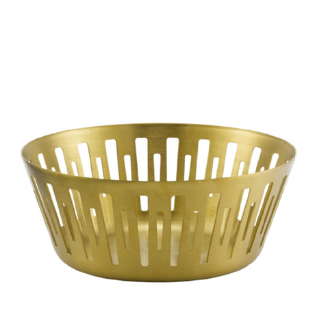 Service Ideas DB-75VG Bread Basket 6.5" Dia. X 2.75"H Round