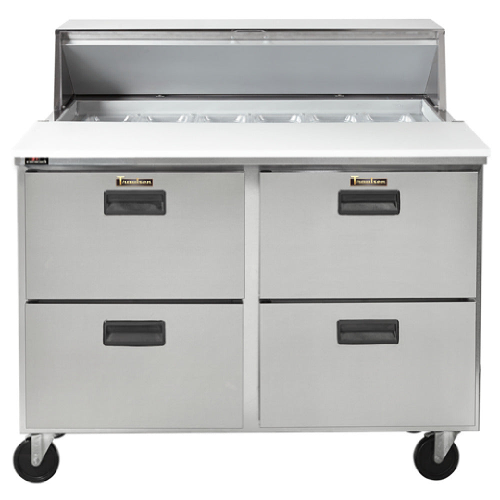 Traulsen CLPT-4818-DW - Dealer's Choice CLPT Series Mega Top Prep Table Refrigerator