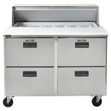 Traulsen CLPT-4818-DW - Dealer's Choice CLPT Series Mega Top Prep Table Refrigerator