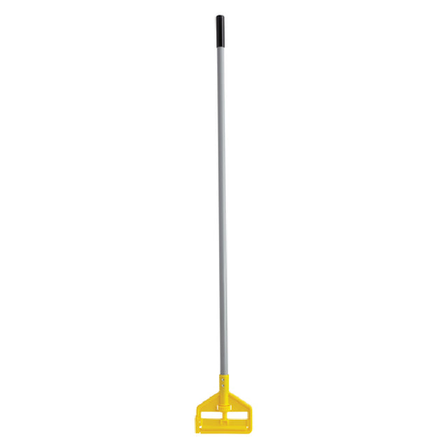 Rubbermaid FGH136000000 - Invader® Wet Mop Handle, 60"L, Vinyl-covered Aluminum With Yellow Plastic Head