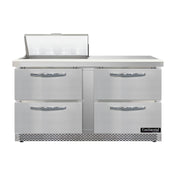 Continental Refrigerator D60N8-FB-D Designer Line Sandwich Unit Front Breather