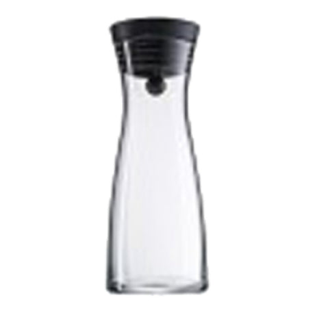 Bauscher Hepp 06.1771.6040 - Water Decanter, 25-2/5 Oz., 18/10 Stainless Steel Close Up Lid With Black Ring