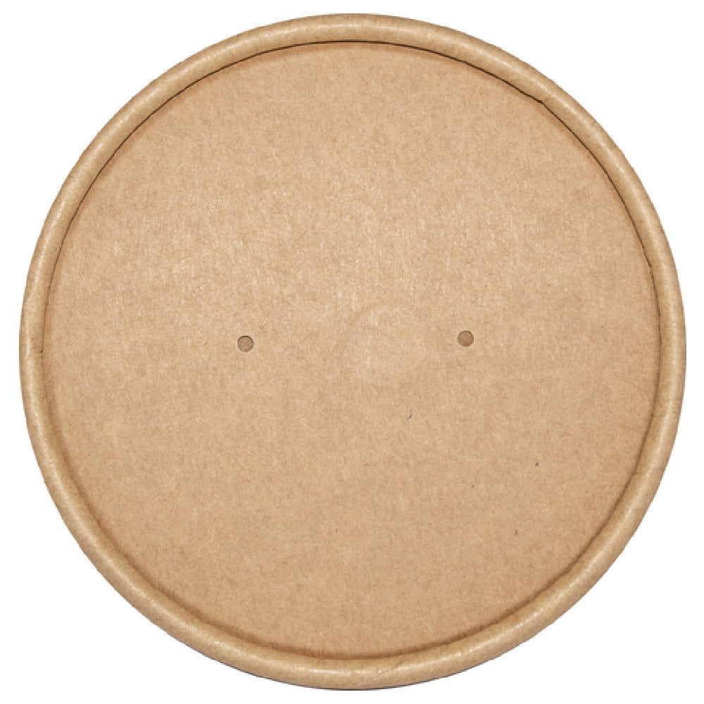 International Tableware TG-LID-16 Lid Kraft Paper Vented