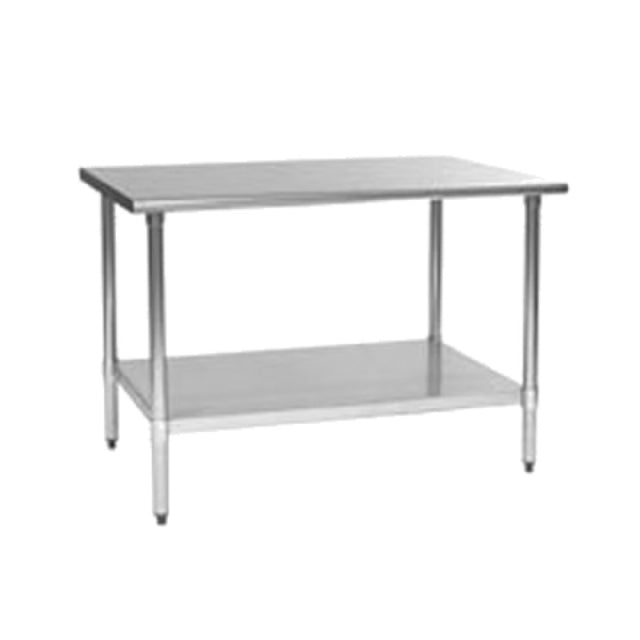 Eagle UT3024B-2X Budget Series Work Table 24"W X 30"D 430 Stainless Steel Top With 1-1/2"H Rear Up-turn