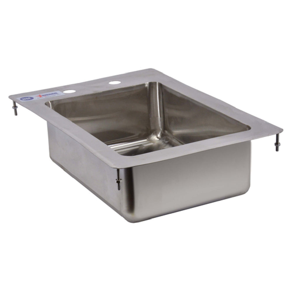 Omcan 39779 (39779) Drop-In Sink One Compartment 10" Wide X 14" Front-to-back X 5" Deep