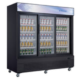 Dukers DSM-68SR Refrigerated Merchandiser Reach-in Three-section