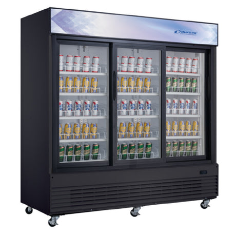 Dukers DSM-68SR Refrigerated Merchandiser Reach-in Three-section