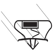 Franklin Machine Products 503-1122 Refrigeration Door Gasket 24-1/2" X 24-1/2" 4-sided