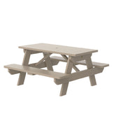 Plantation Prestige Commercial Furniture 3215961-01 UPGRD Durawood Picnic Table 59" X 61" Rectangular