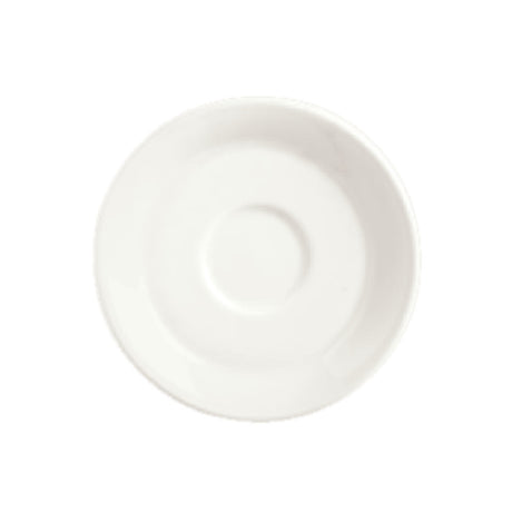 Libbey 950002300 (Formerly Syracuse China) Saucer 6-3/8" Dia. Double Well: 2-5/8" Dia. Outer Well