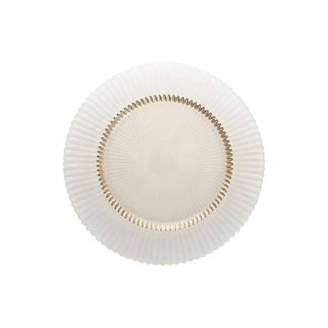 Fortessa ARCHIE.GG.13 Archie Ginger Gold Glass Charger Plate 12.8" Dia. Dishwasher Safe (4 Each Per Case)