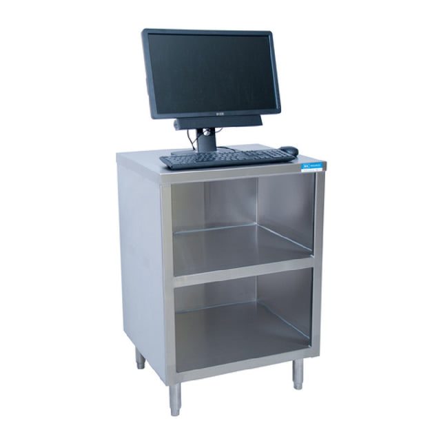 BK Resources CST-2424-2H Point Of Sale Work Station 24"W X 24"D X 34-3/4"H (1) Adjustable Shelf