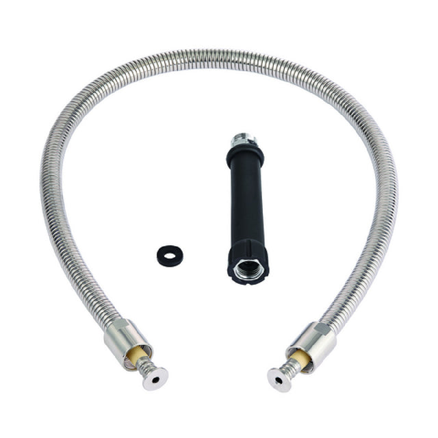 Hubert 29624 - Kratos Pre-Rinse Faucet Hose With 8" Handle, 44" Length, 1.15 GPM