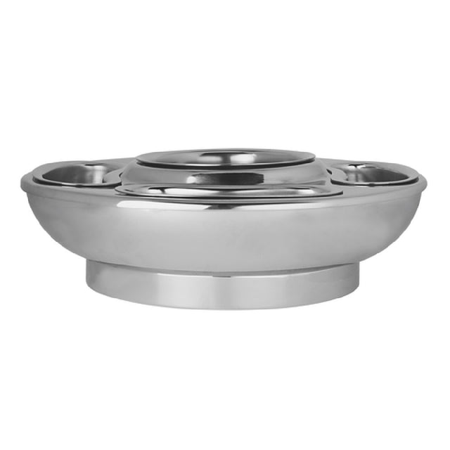 Steelite 5850JX136 Banquet Caviar Server 12-3/4" X 3-1/4" X 3-1/4" Stainless Steel