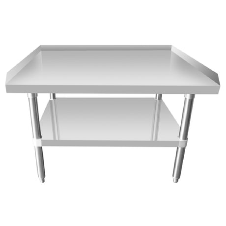 Atosa ATSE-3036 MixRite Equipment Stand 36"W X 30"D X 24"H Stainless Steel Top With Upturn On Rear & Sides