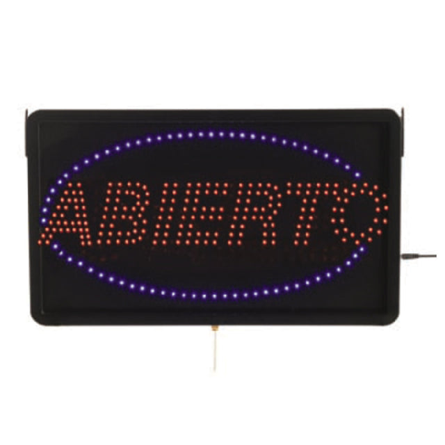 Aarco ABI08L LED Sign 22"W X 13"H "ABIERTO"