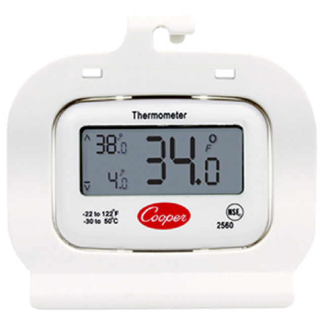 Cooper Atkins 2560 Refrigerator/Freezer Thermometer Digital Temperature Range: -22° To 122°F (-30° To 50°C)