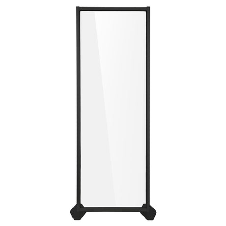 Bon Chef 90225-24B Health & Safety Partition 25"W X 72"H Black Anodized Aluminum Frame