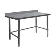 GSW USA WT-PB3084BW Premium Work Table 84"W X 30"D X 35"H 16 Gauge Stainless Steel Sound Deadened Top With 4" Backsplash