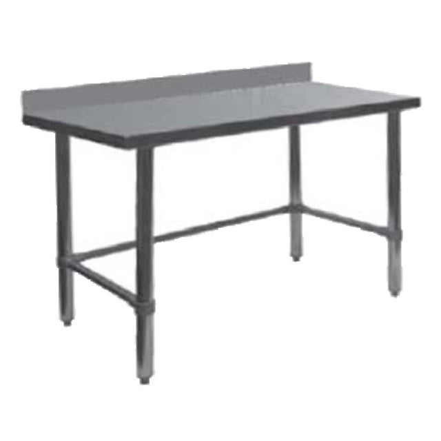 GSW USA WT-PB2436BW Premium Work Table 36"W X 24"D X 35"H 16 Gauge Stainless Steel Sound Deadened Top With 4" Backsplash