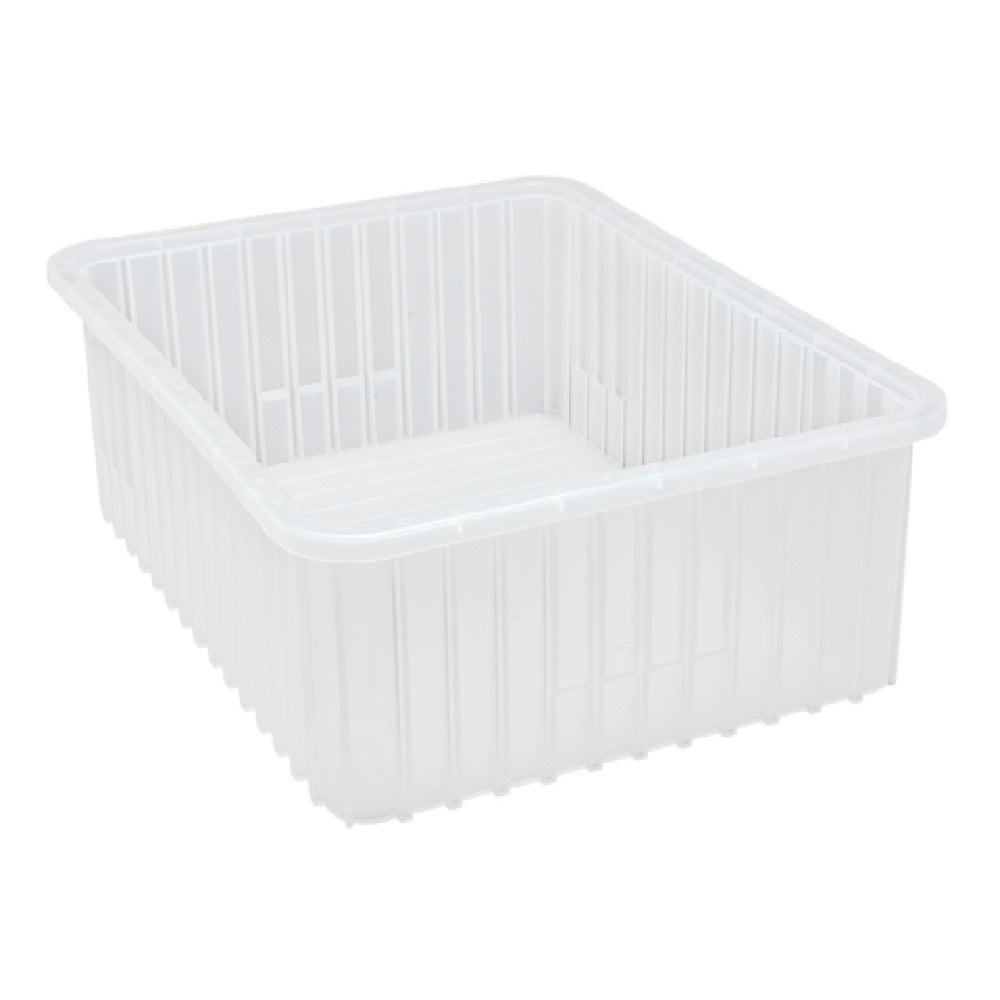 Quantum DG93080CLCS - Dividable Grid Container, 22-1/2"L X 17-1/2"W X 8"H, Clear