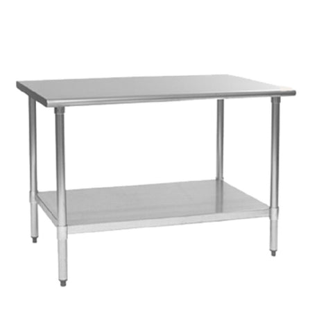 Eagle T2424EB Deluxe Series Work Table 24"W X 24"D 16/300 Series Stainless Steel Top