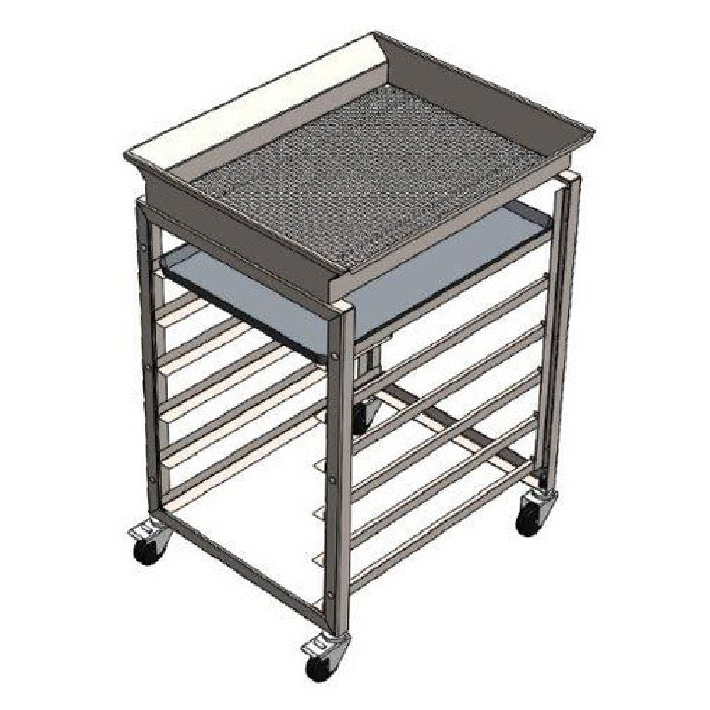 Resfab TD-6P Dump Table Floor Model Mobile