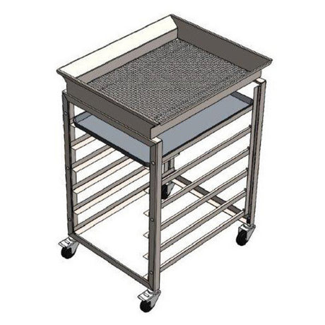 Resfab TD-6P Dump Table Floor Model Mobile