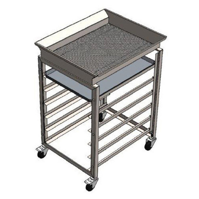 Resfab TD-6P Dump Table Floor Model Mobile