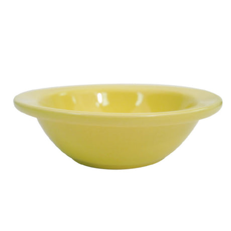 CAC China L-11NR-Y Las Vegas Fruit Dish 4 Oz. 4-5/8" Dia. X 1"H