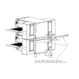 Ovention OVNTN-STK-10 - Stacking Kit For Any Combination Of (2) S1200 Or C1400