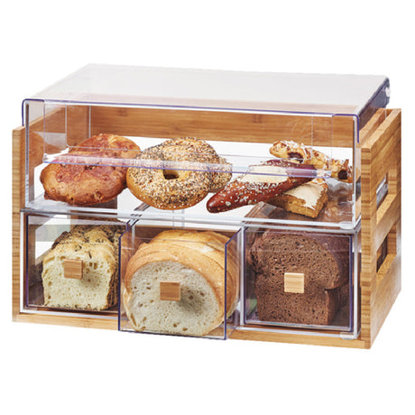 Cal Mil 3624-60 Bread Display Case 20-1/4"W X 12-3/4"D X 13-1/4"H 2-tier