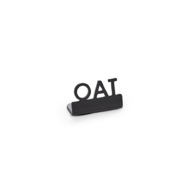 American Metalcraft MSBO1 - Mini Laser Cut Sign, 0.625"W X 1.25"D X 0.75"H, Black