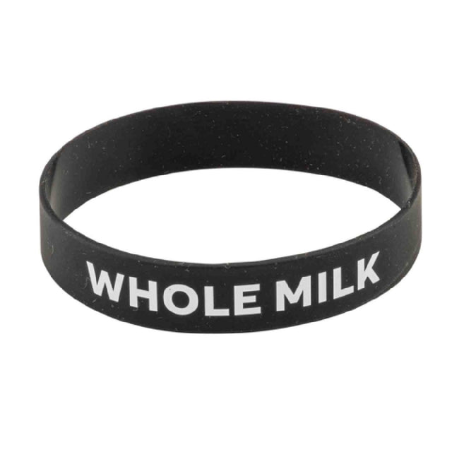 TableCraft Products 13076 - Creamer Band, "Whole Milk", 3-1/4" X 3-1/4" X 3/4"