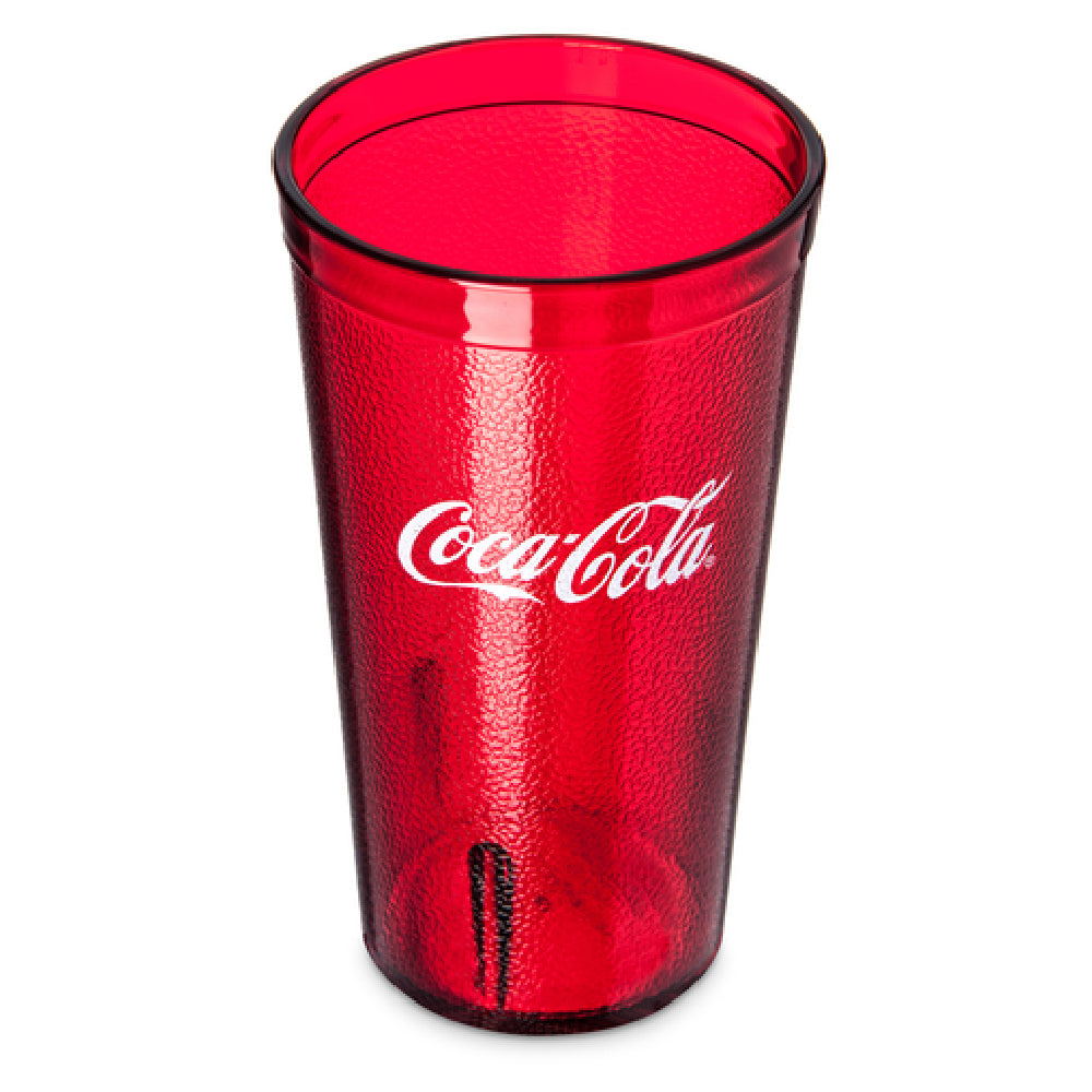 Carlisle 52163550D Carlisle Coca-Cola® Stackable™ Tumbler 16 Oz. (17.70 Oz. Flush Fill)