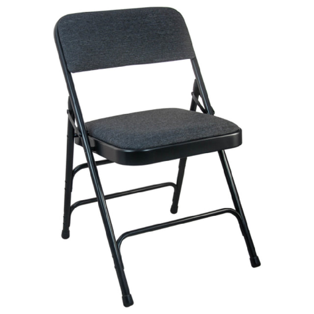 Flash Furniture DPI903F-BLKBLK-2 Advantage Folding Chair 300 Lb. Weight Capacity