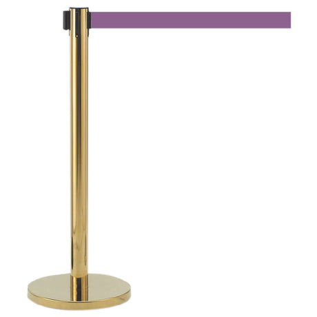 Aarco HB-10PU HB-10PU Form-A-Line™ System Retractable Belt Style Has A Brass Finish