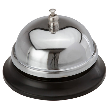 Royal Industries ROY CALL BELL Call Bell 3" Diameter Base Black And Silver