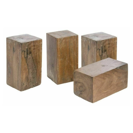 Hubert 82669 - Block Riser/Support Set, 4-piece, Includes (4) Each: 3-1/2"L X 3-1/2"W X 7"H Risers
