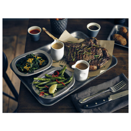 Steelite GWSPD16V Pie Dish 8.5 Oz. 6-1/4"L X 4-3/4"W X 1-1/2"H