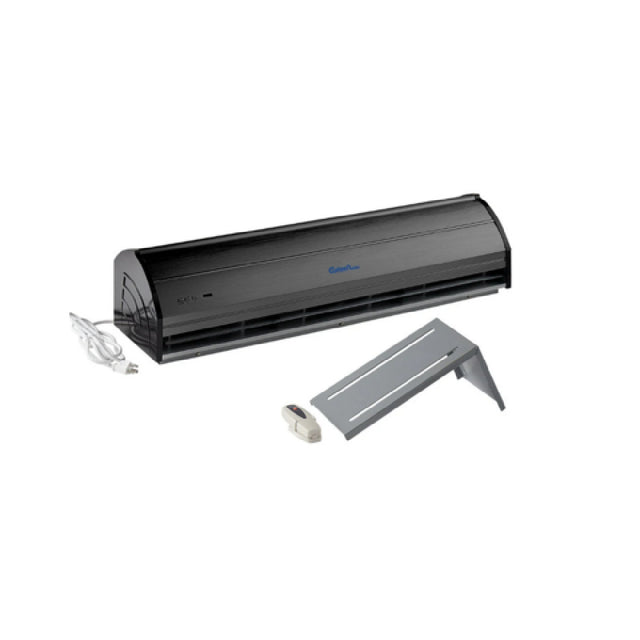 Curtron MCS-48-BK Microshield Air Door 48” Wide (2) 1/5 Hp Two-speed Motors With Built-in High/low/off Switch